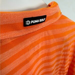 Puma Men's Vibrant Orange Polo Shirt